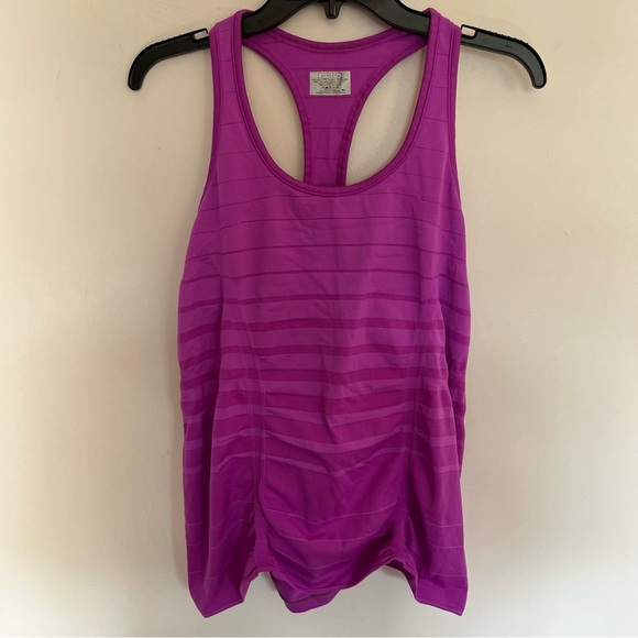 Athleta Fastest Track Stretch Tank Top Womens XL Purple Sleeveless Active Gym - Picture 1 of 9